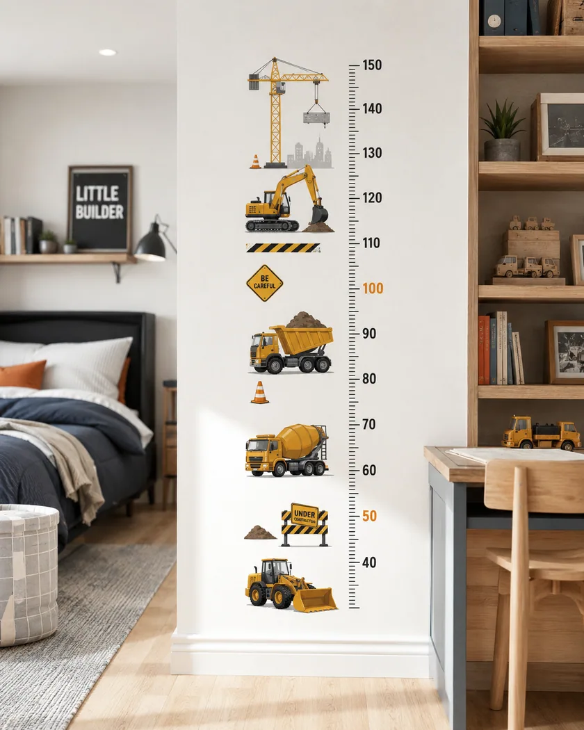 Boy ölçer sticker — tasarım 8