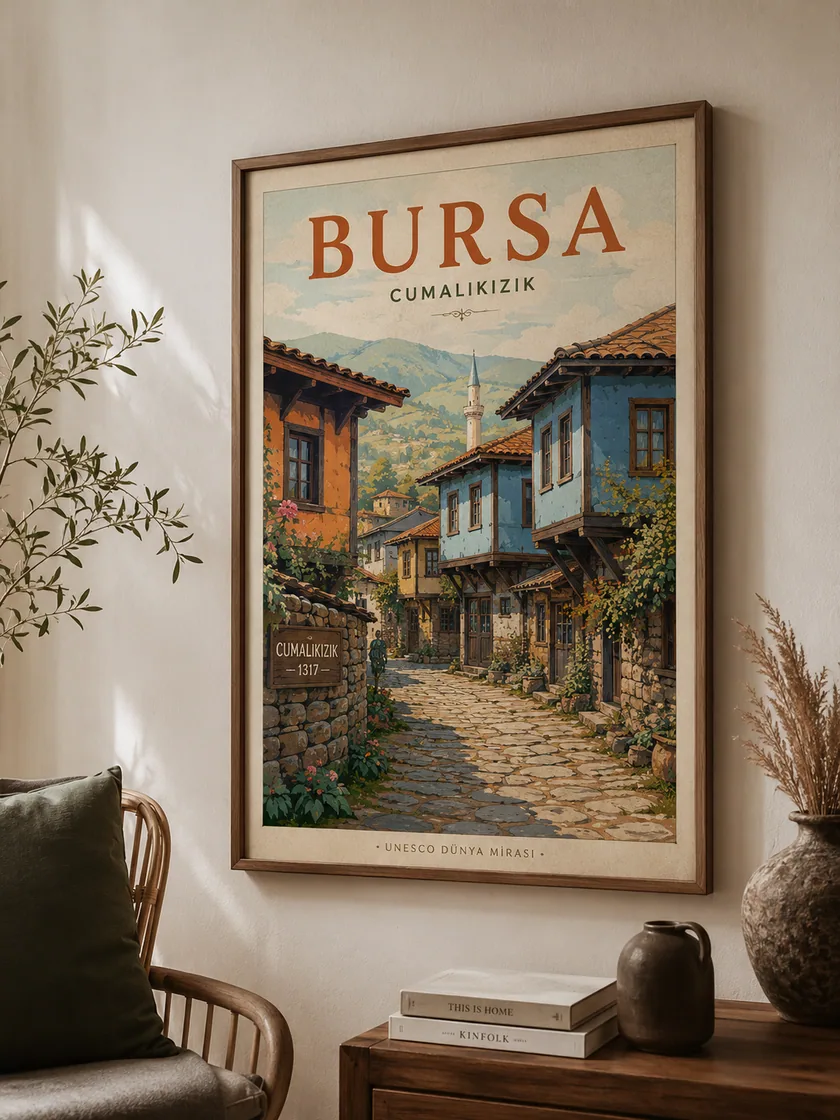 Bursa-İstanbul Kapadokya temalı posterler — tasarım 2