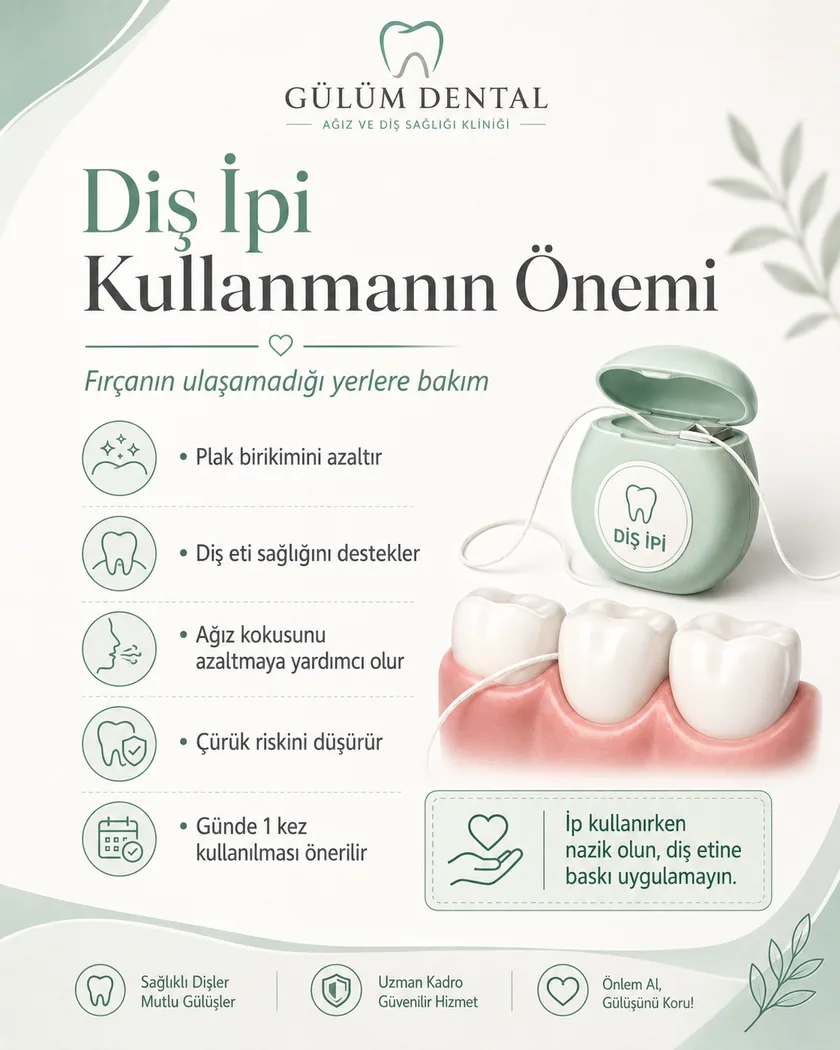 Diş kliniği bilgilendirme posterleri — tasarım 3