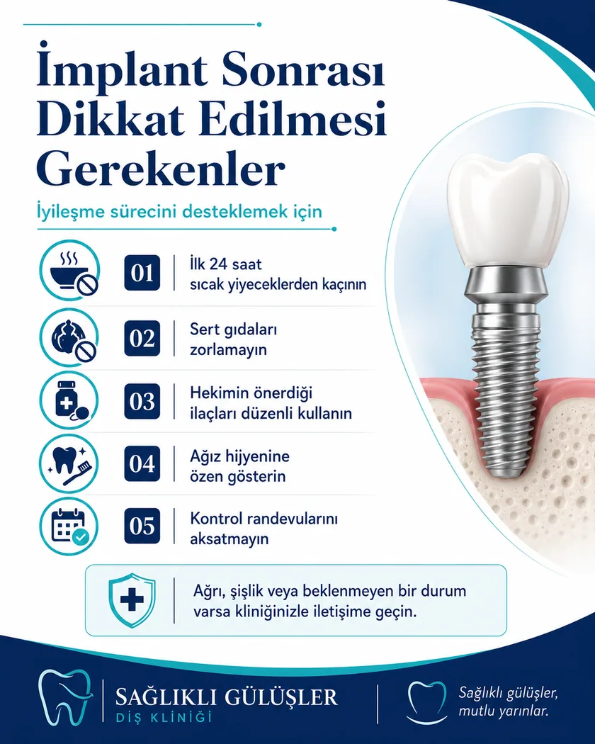 Diş kliniği bilgilendirme posterleri — tasarım 7