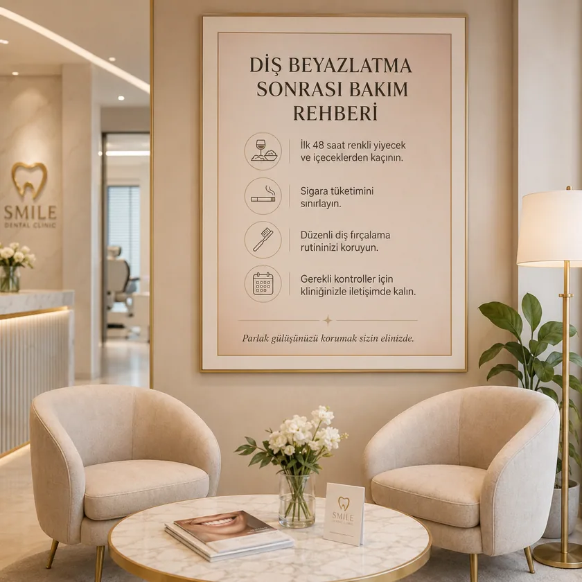 Diş kliniği bilgilendirme posterleri — tasarım 10