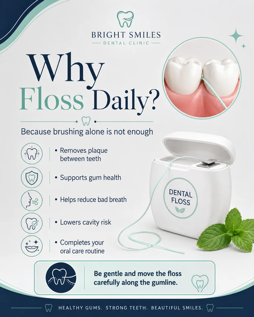 Diş kliniği bilgilendirme posterleri — tasarım 13
