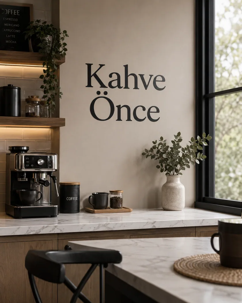 Duvar slogan sticker — tasarım 5