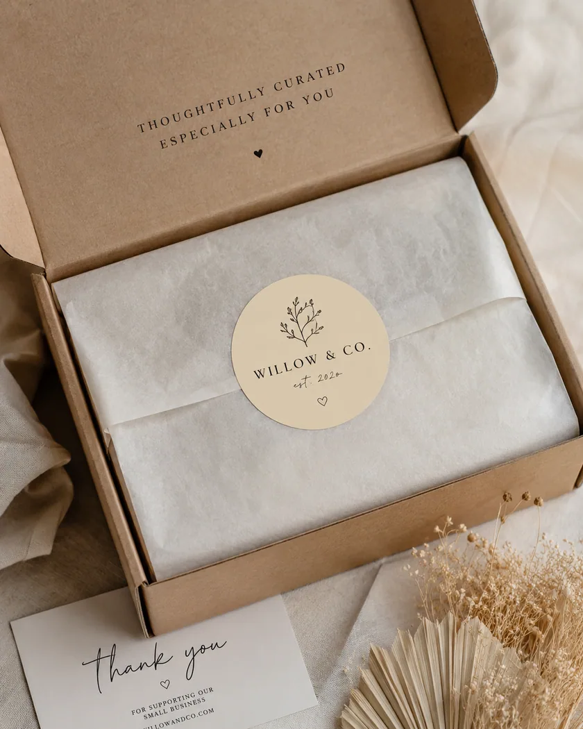 Etiket-ambalaj sticker — tasarım 7