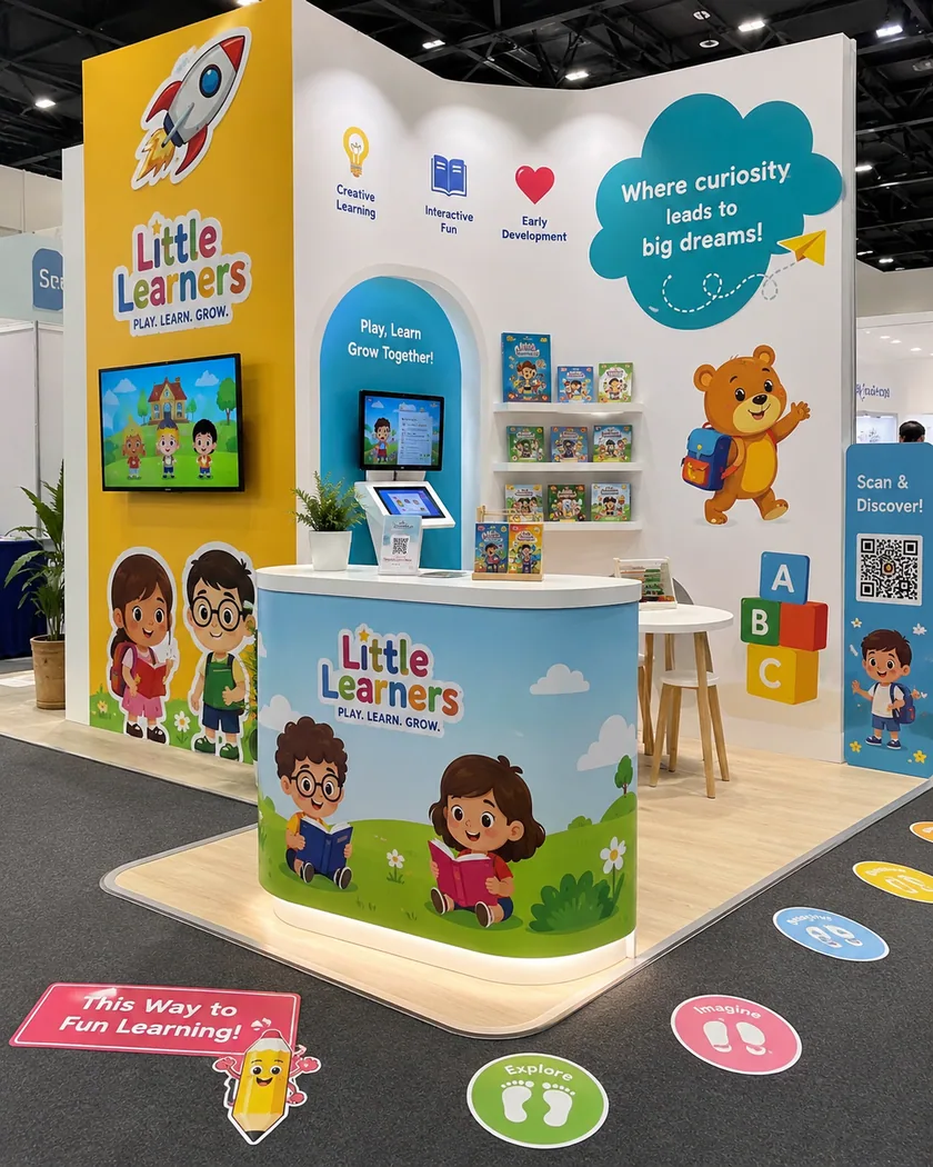 Fuar stand sticker — tasarım 9
