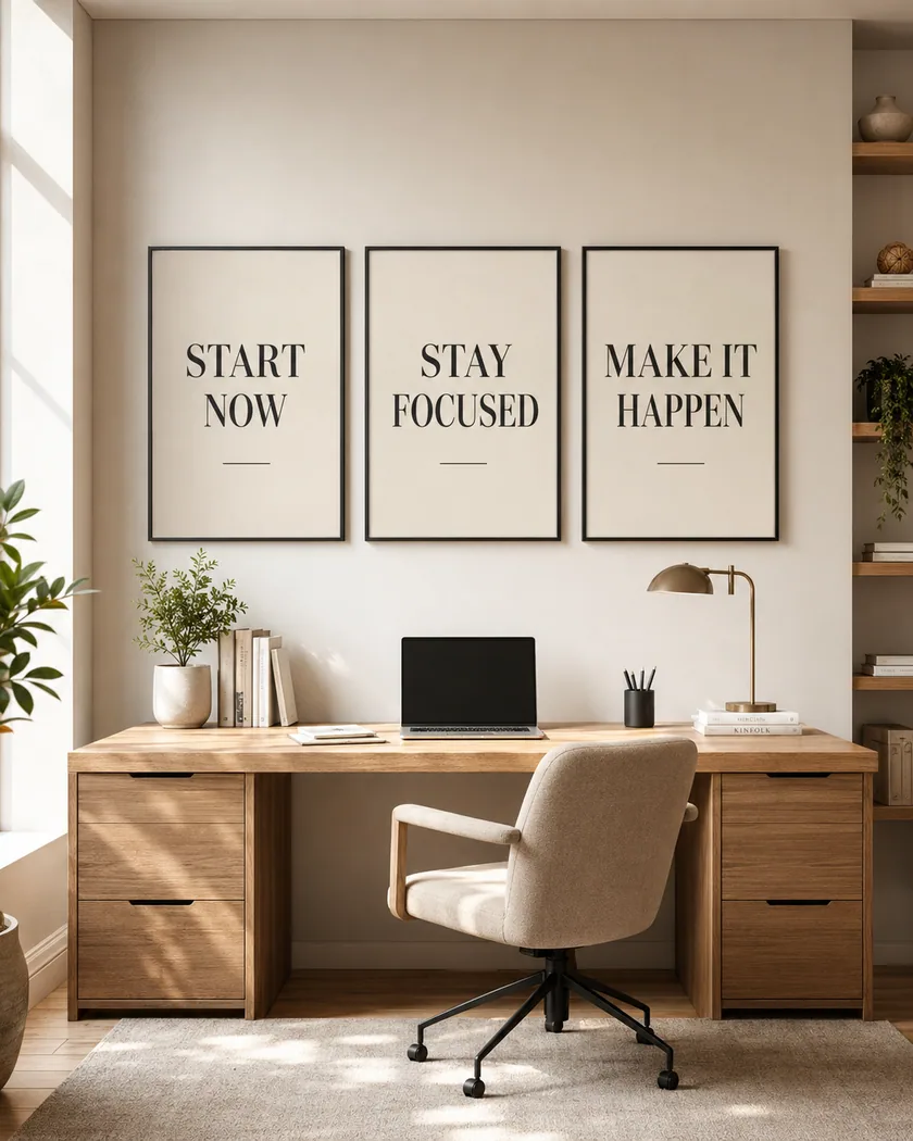 İngilizce motivasyon posterleri — kapak görseli