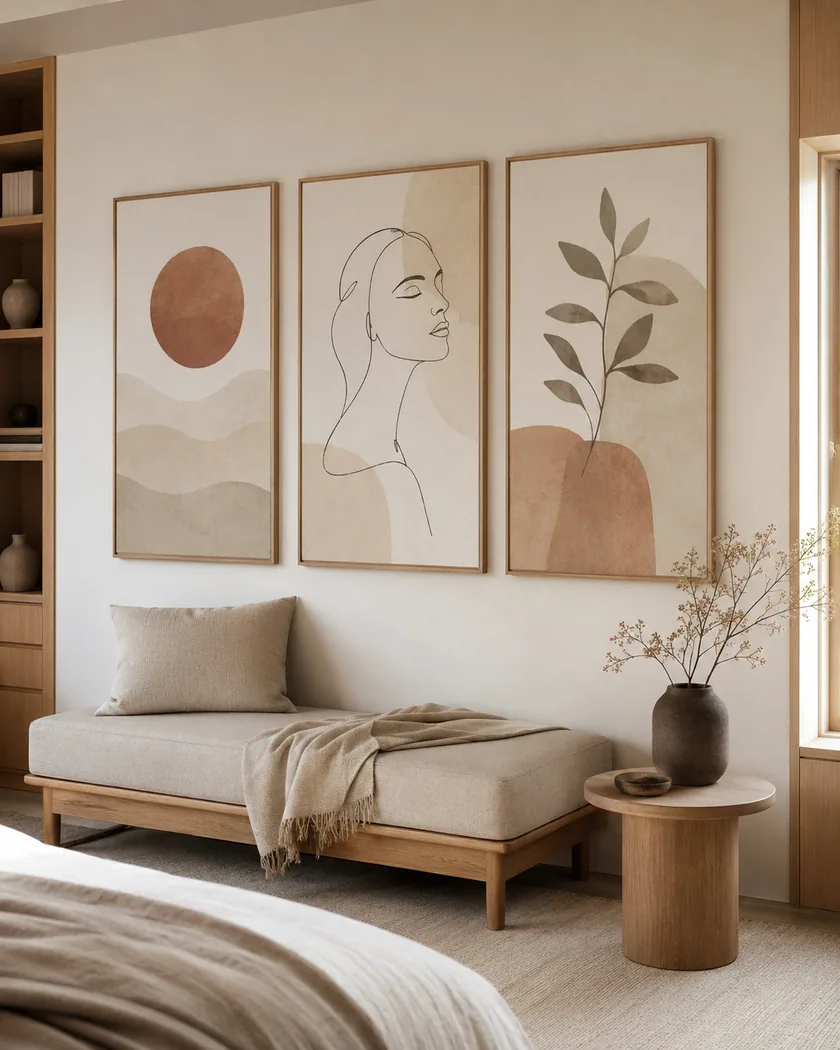 Japandi poster seti — tasarım 10