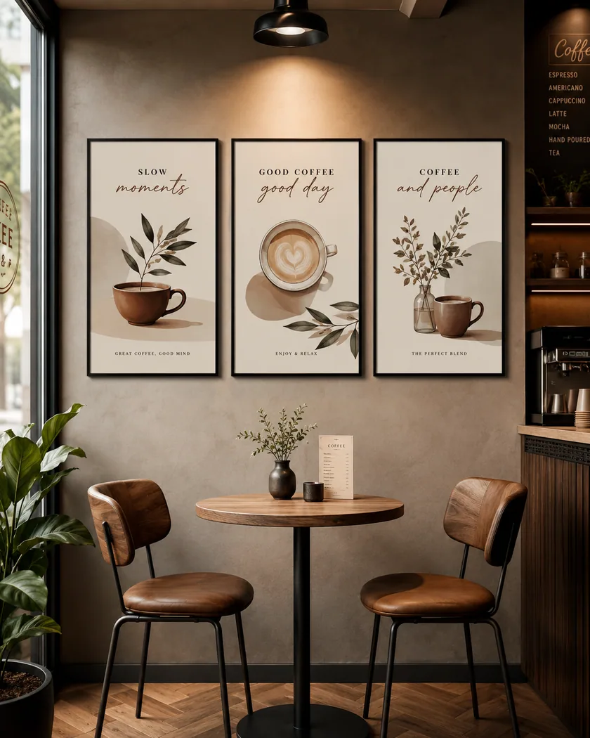 Kafe köşe dekor seti — kapak görseli