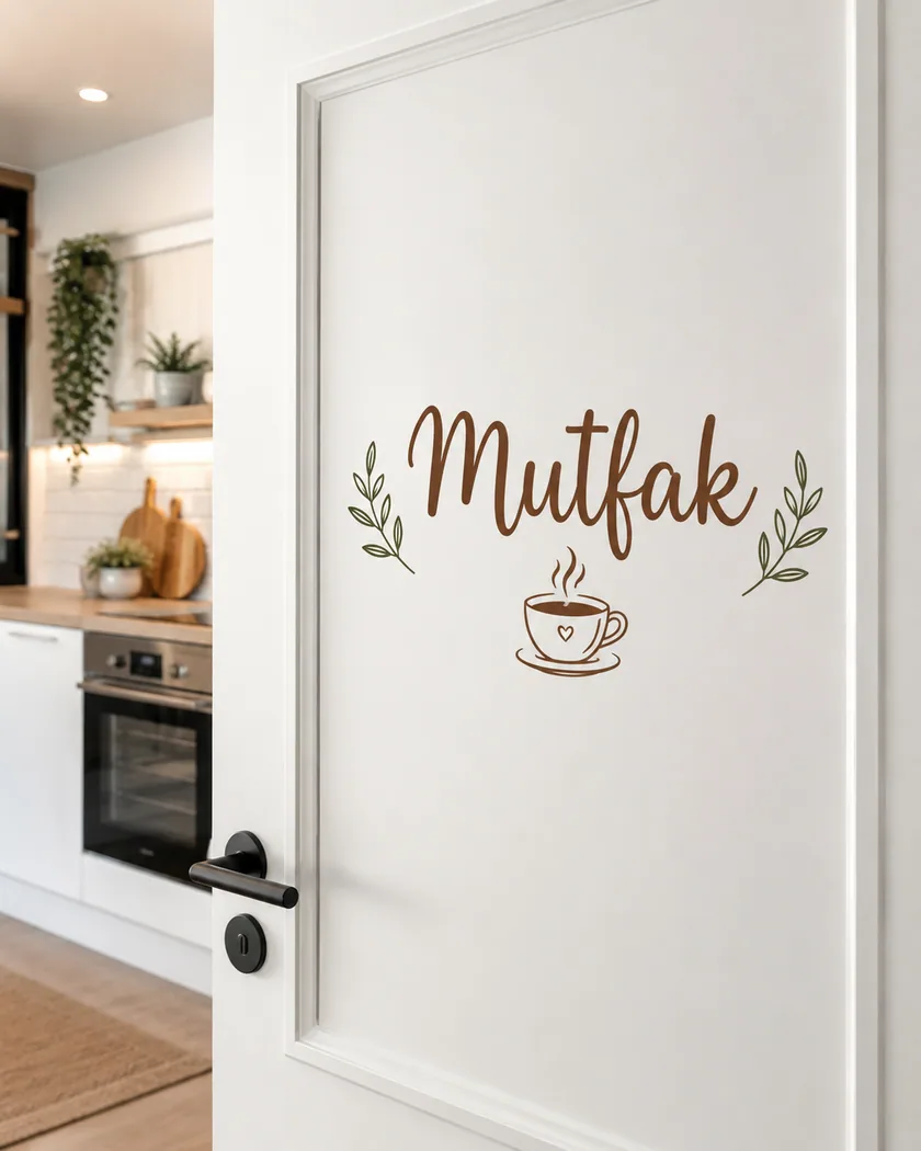 Kapı isimliği sticker — tasarım 5