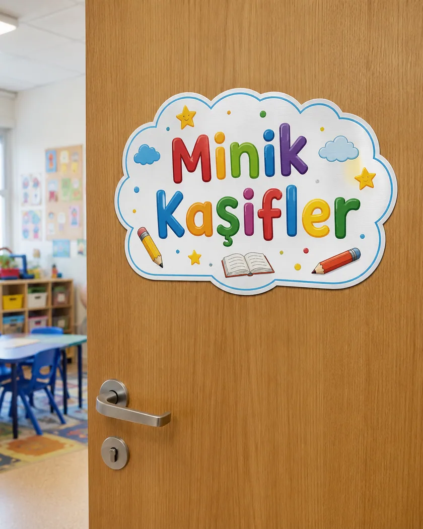 Kapı isimliği sticker — tasarım 7