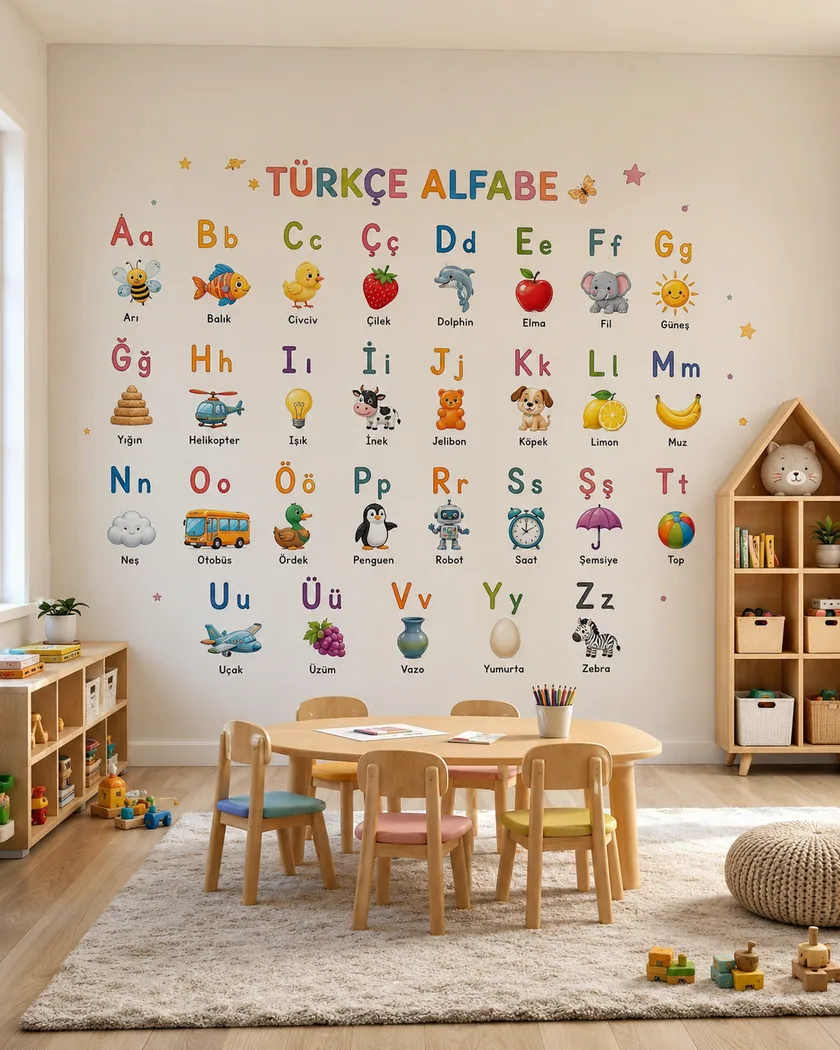 Kreş eğitim sticker — kapak görseli