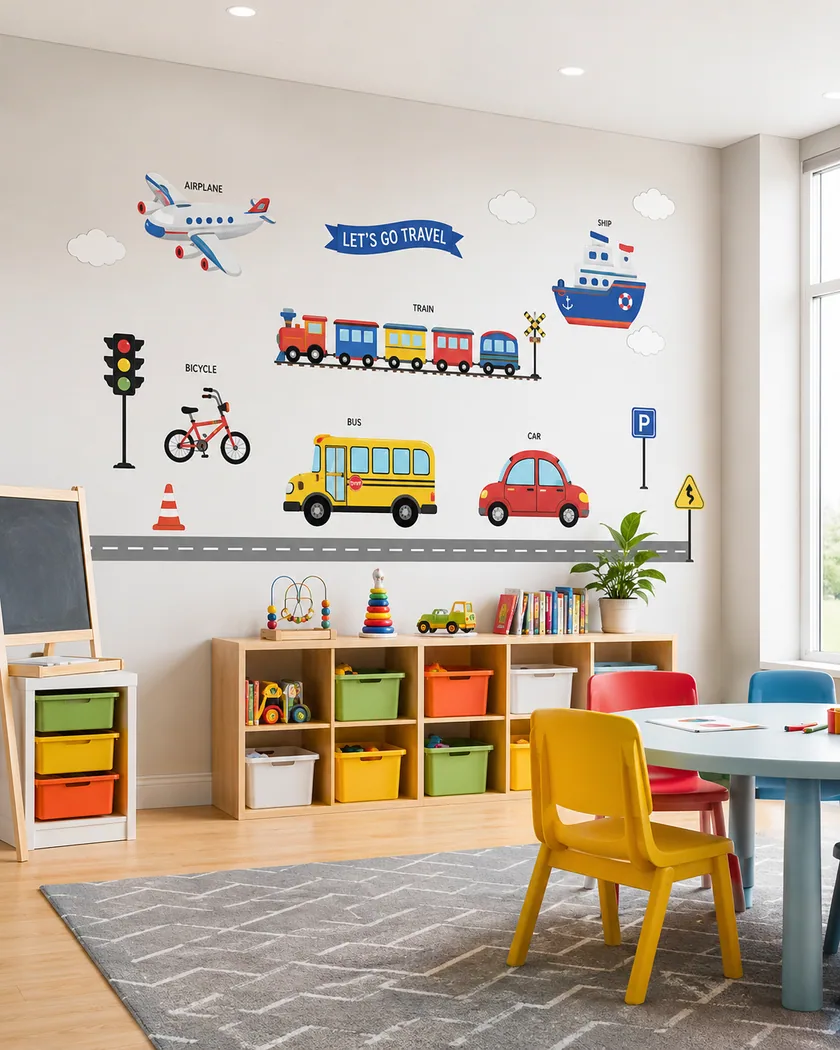 Kreş eğitim sticker — tasarım 6