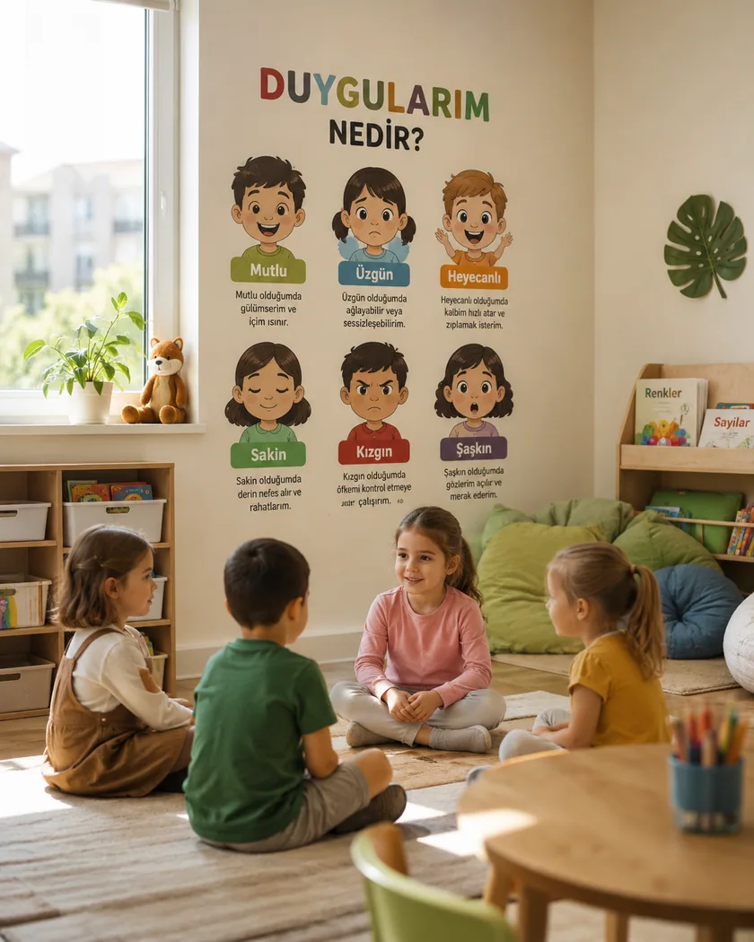 Kreş eğitim sticker — tasarım 10