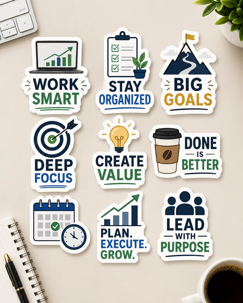 Motivasyon sticker — tasarım 4