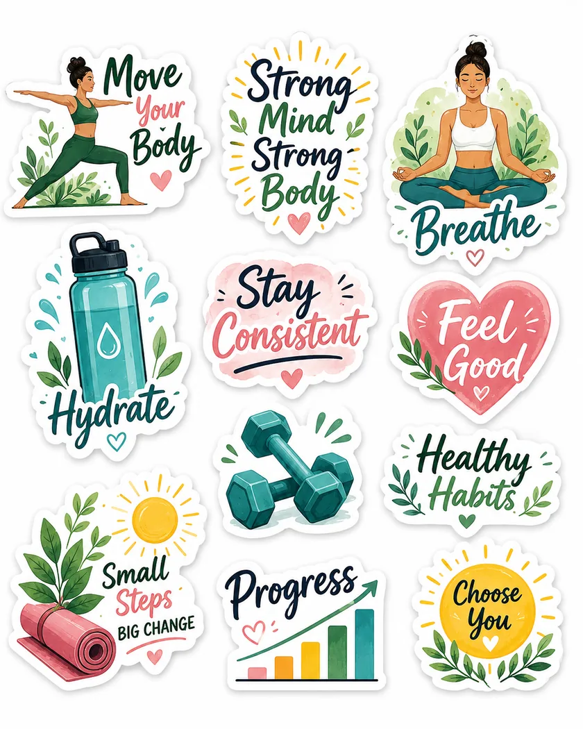 Motivasyon sticker — tasarım 6