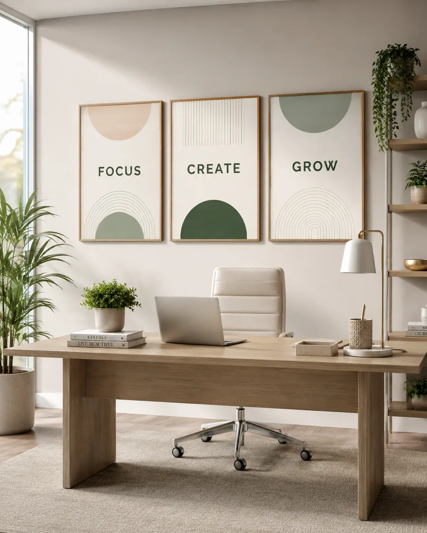 Ofis motivasyon poster seti — kapak görseli