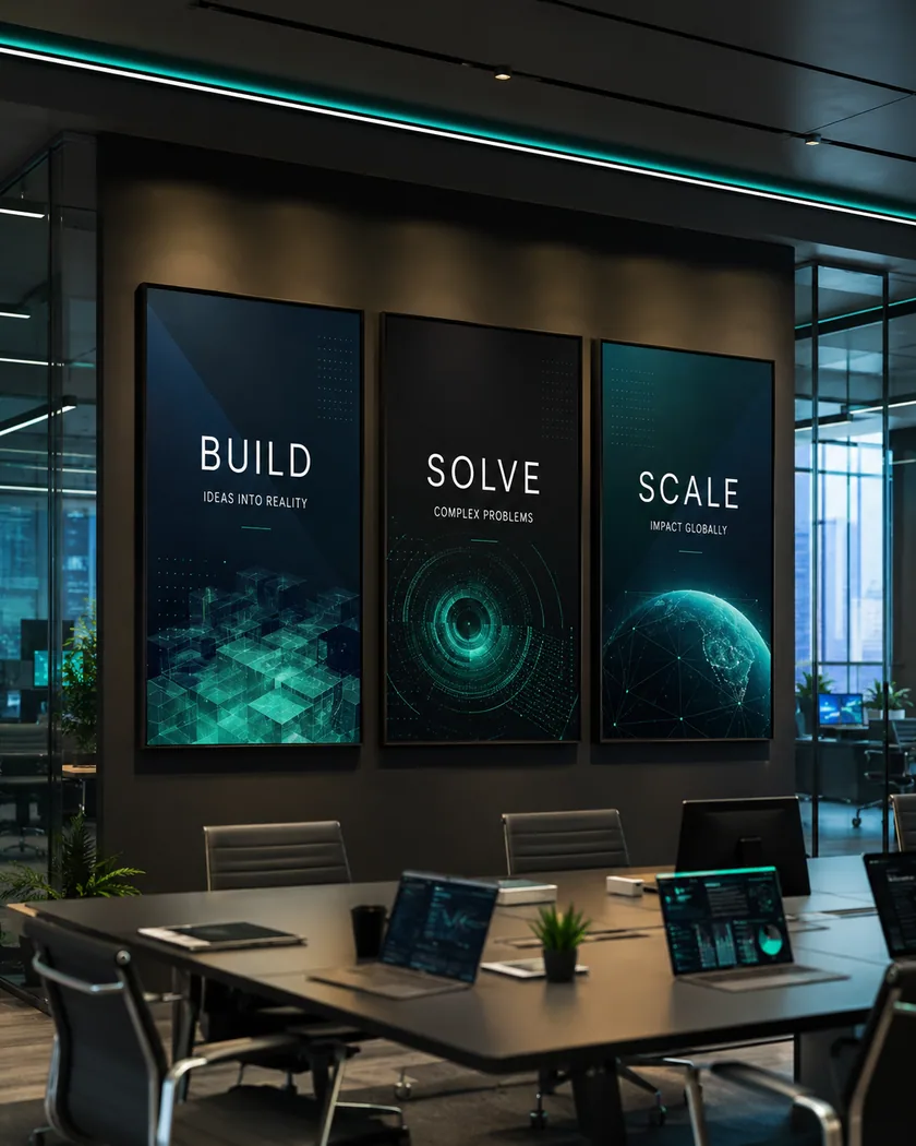Ofis motivasyon poster seti — tasarım 5