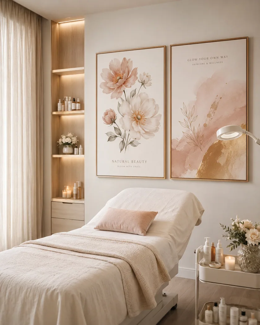 Spa-güzellik merkezi posterleri — tasarım 2