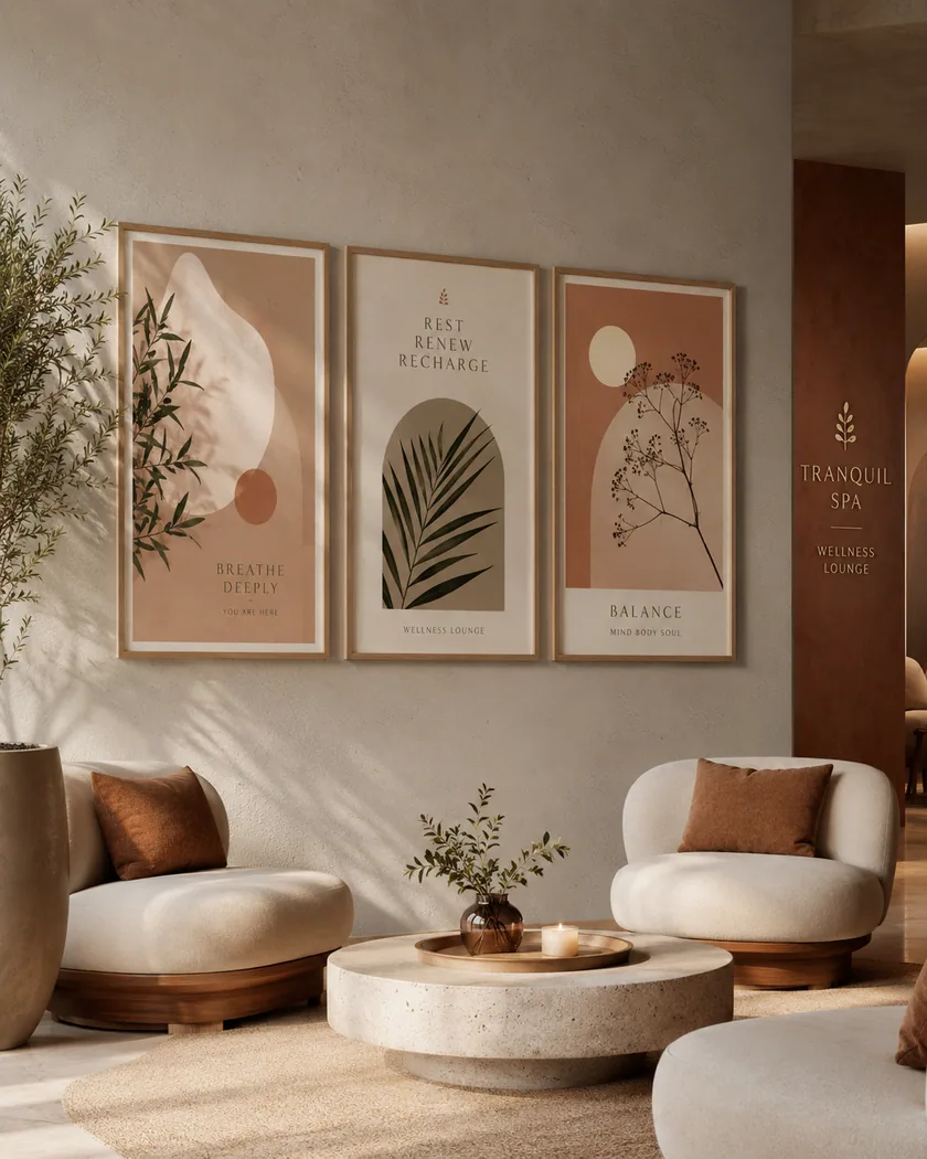 Spa-güzellik merkezi posterleri — tasarım 3