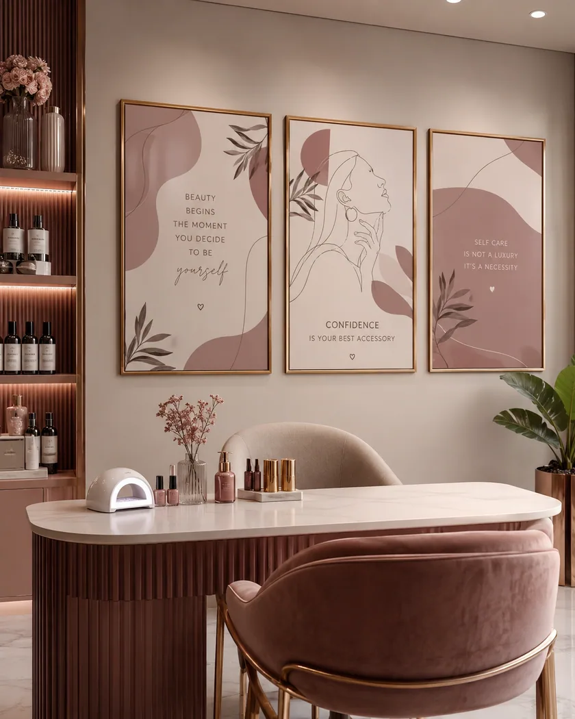 Spa-güzellik merkezi posterleri — tasarım 4