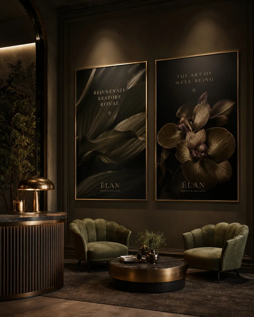 Spa-güzellik merkezi posterleri — tasarım 7