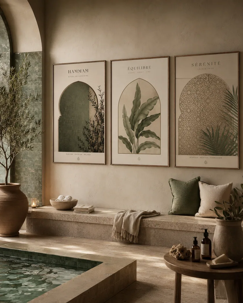 Spa-güzellik merkezi posterleri — tasarım 9