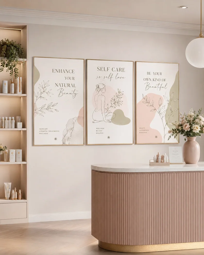 Spa-güzellik merkezi posterleri — tasarım 10