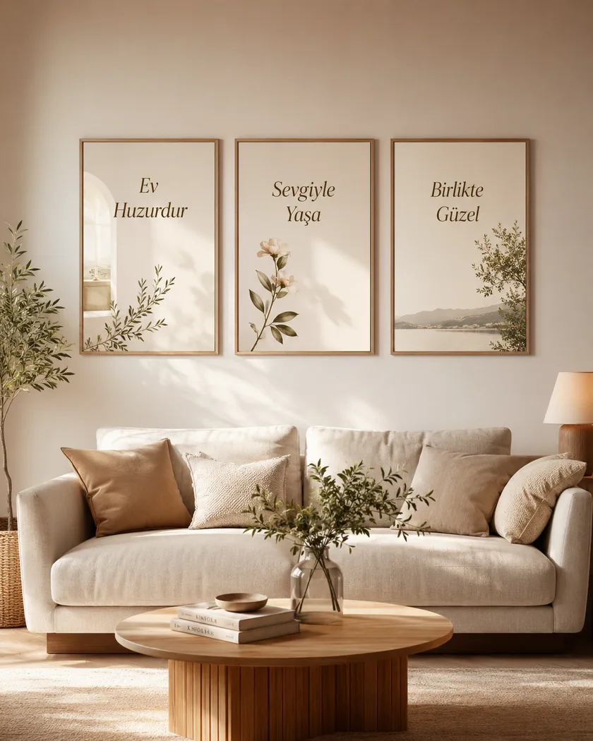 Türkçe minimal söz posterleri — tasarım 10